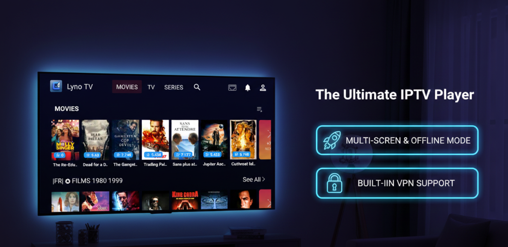 LynoTV App on TV